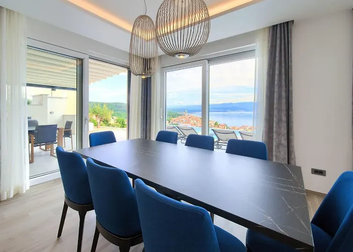 Luxurioese Mit Pool Und Fantastischem Meerblick By Interhome Vrbnik (Primorje-Gorski Kotar)